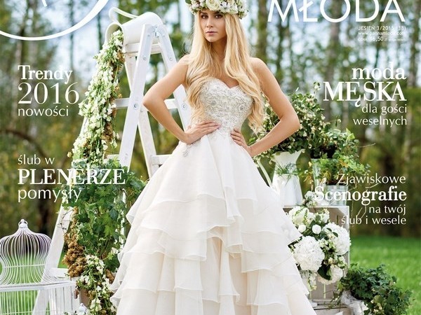 Publikacja naszej realizacji  ślubu i wesela plenerowego w magazynie ślubnym''Panna Młoda''