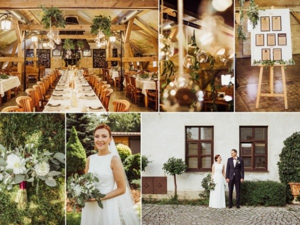 Kamila i Paweł - dwoje inżynierów budownictwa. Mądrzy, fajni. Wesele w nurcie greenery