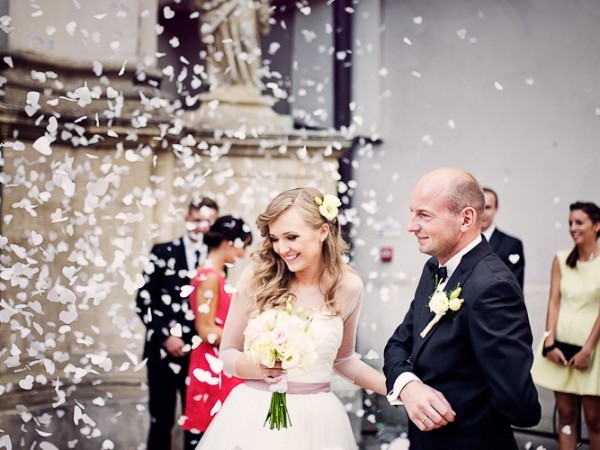 Różowe, energetyczne wesele - Justyna i Karol