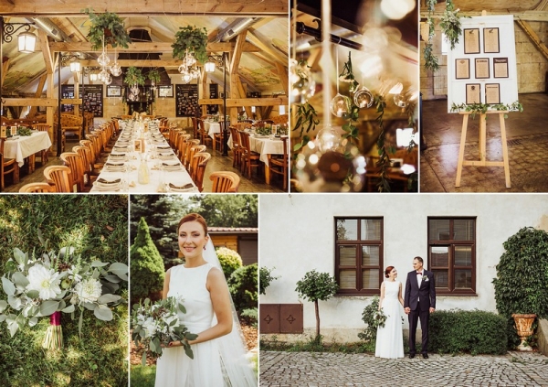 Kamila i Paweł - dwoje inżynierów budownictwa. Mądrzy, fajni. Wesele w nurcie greenery