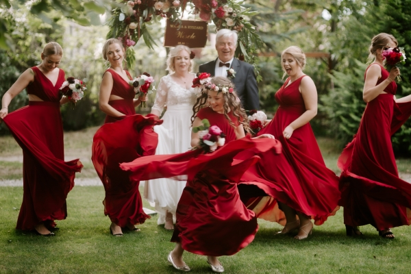 Pani Wanda &amp; Pan Ryszard - piękne wesele pod gołym niebem